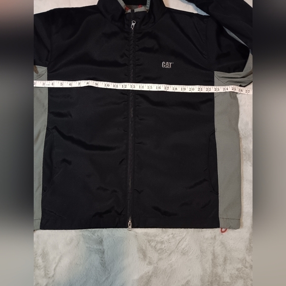 Port Authority CAT Black Gray men's Jacket size L - Picture 3 of 9